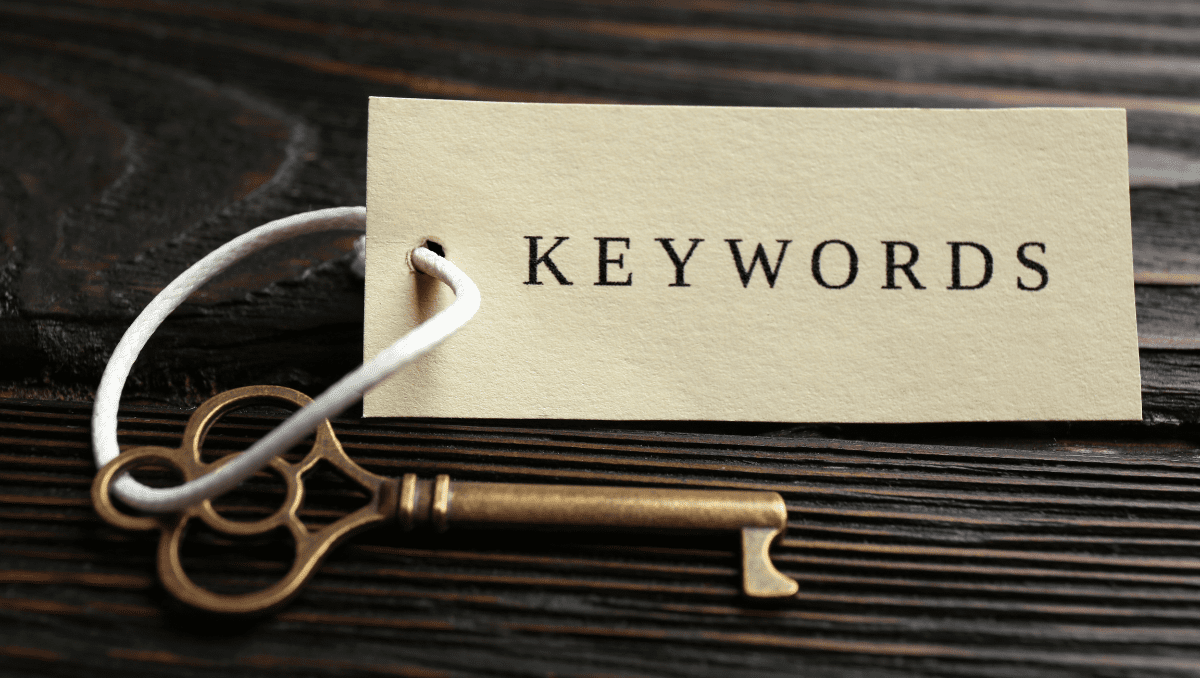 Keywords are key components 