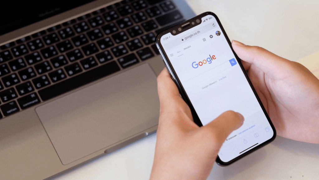 Why is Google tagging South African search results?